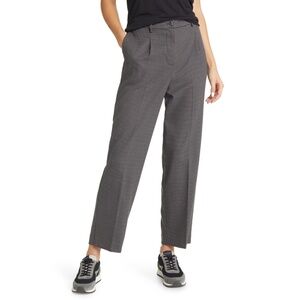 Treasure & Bond Tailored Houndstooth Pants | Women’s Large | Gray & Black